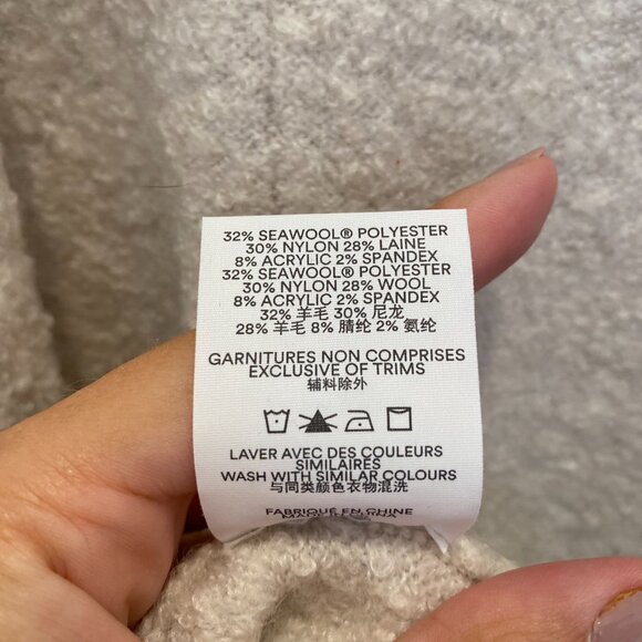 Frank & Oak Sea wool duster sweater -  M - Picture 4 of 5